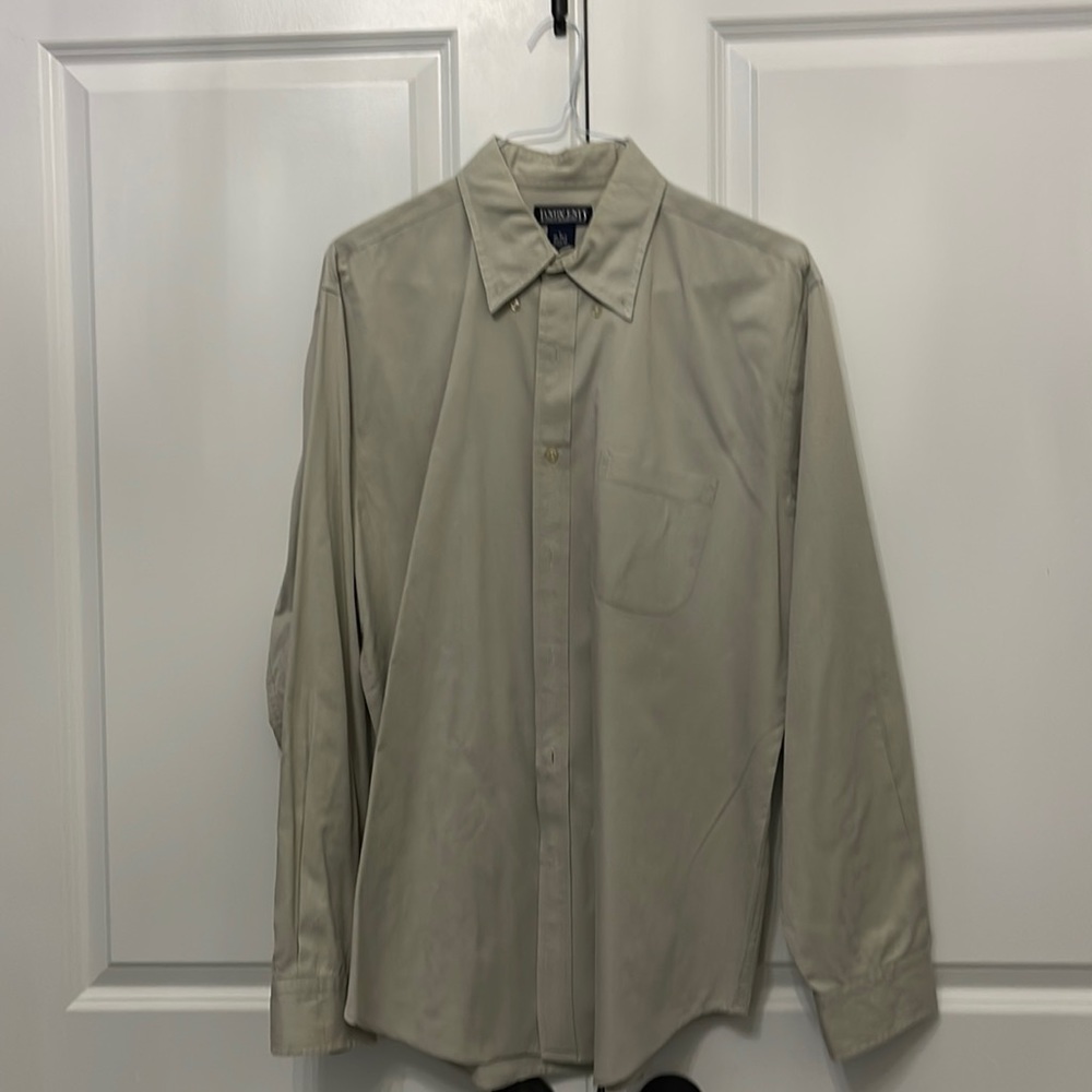 Lands End Dress Shirt large 16 / 16-1/2